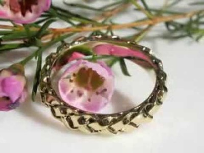 How to make a braided wedding ring- wax to gold