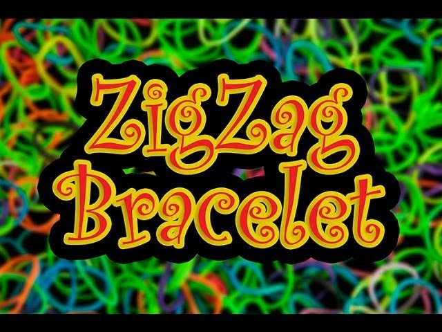 How to make a ZigZag Rainbow Loom Bracelet HD
