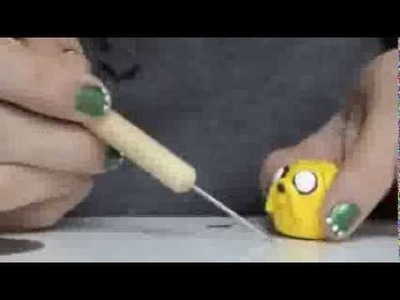 "Jake The Dog" Charm - Adventure Time - Polymer Clay Tutorial