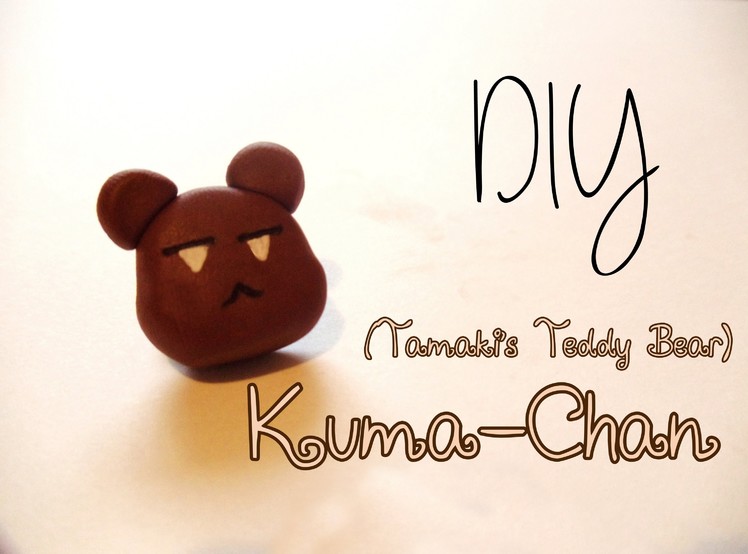 Ouran High School Host Club Kuma-Chan Tutorial [Polymer Clay ^_^]