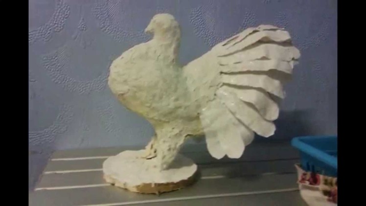 Paper mache fantail pigeon how to make pigeon white pigeon