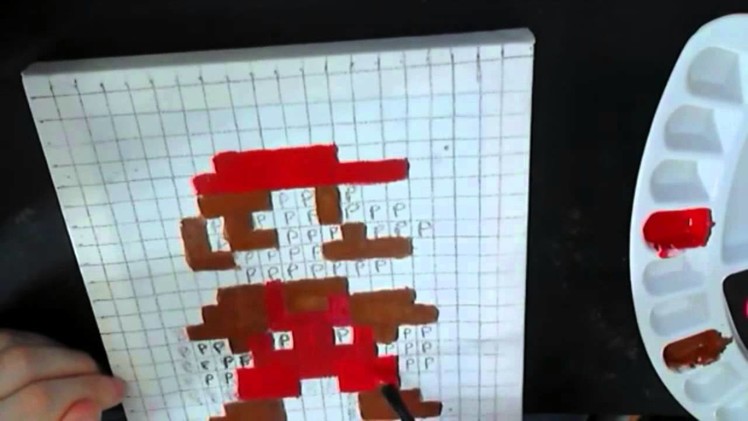 Pixel Art Speed Painting - Super Mario NES