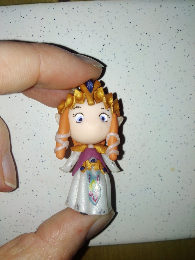 Polymer Clay Chibi Princess Zelda from Twilight Princess Tutorial