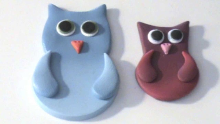 Polymer Clay Owls Using Skinner Blend - Polymer Clay Tutorial