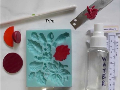 [Polymer Clay Tutorial] Mold Release Agents:  Water or Cornstarch Powder?