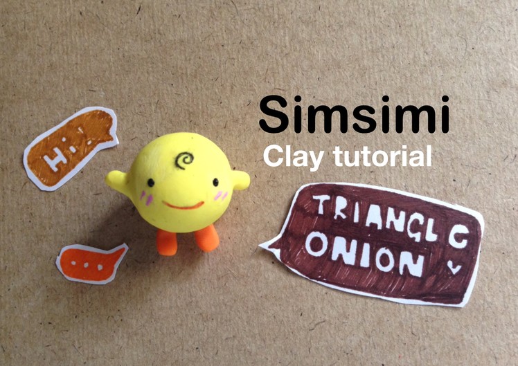 Sim Simi (yellow) Polymer clay tutorial by triangleonion