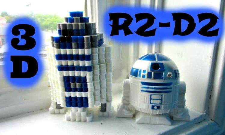 3D Perler Bead STAR WARS R2-D2 (FULL TUTORIAL)