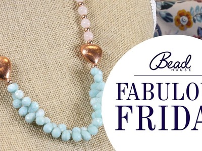 Amazonite & Rose Quartz Necklace - Fabulous Friday - Bead House