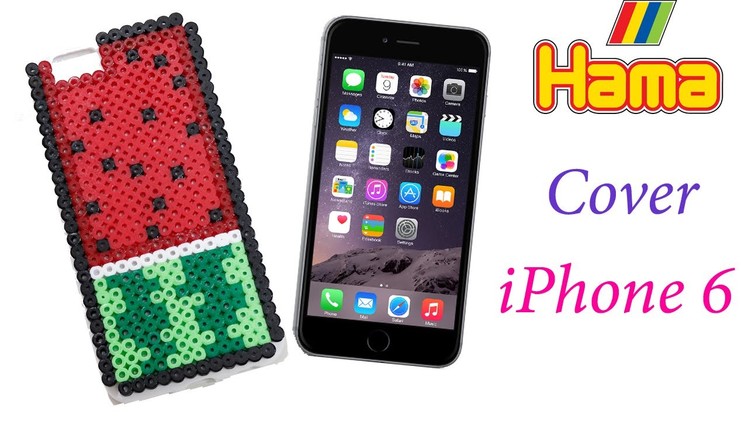 Cover iPhone 6 Hama Beads ♥ Phone Case with Perler Beads Tutorial ‎