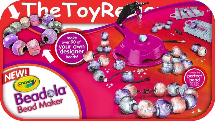 Crayola Beadola Bead Maker Charm Creator Bracelet Unboxing Tutorial by TheToyReviewer