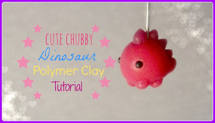 Cute Chubby Dinosaur - Polymer Clay Tutorial