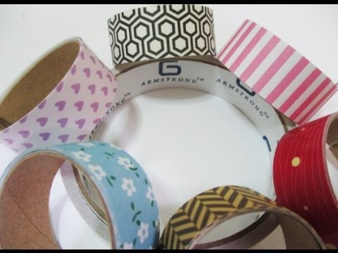 DIY : #105 Easy HOMEMADE Washi Tape ♥