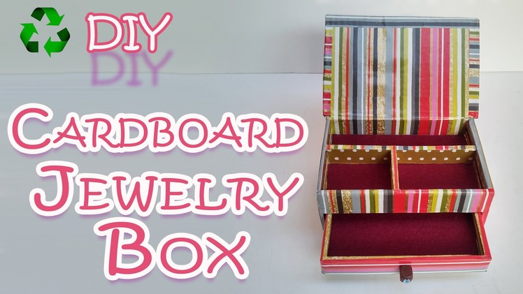 DIY CRAFTS: How to make a Cardboard Jewelry Box - Ana | DIY Crafts.