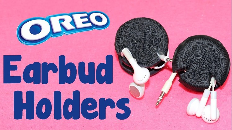 DIY Crafts: How To Make Oreo Cookie Earbud Holders - DIY  Earphone Organizer Tutorial