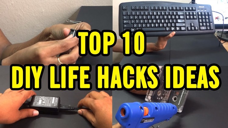 DIY  Crafts - Top 10 Life Hack Ideas