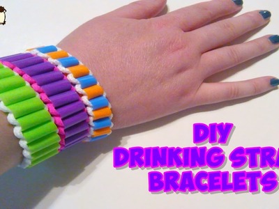DIY Drinking Straw Bracelets