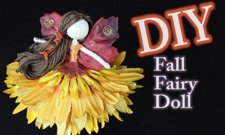 DIY Fall Fairy Doll with Fairy Wings