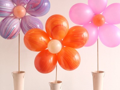 DIY Floral Balloon Bouquet