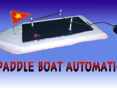 [DIY] How To Make Paddle boat Automatic
