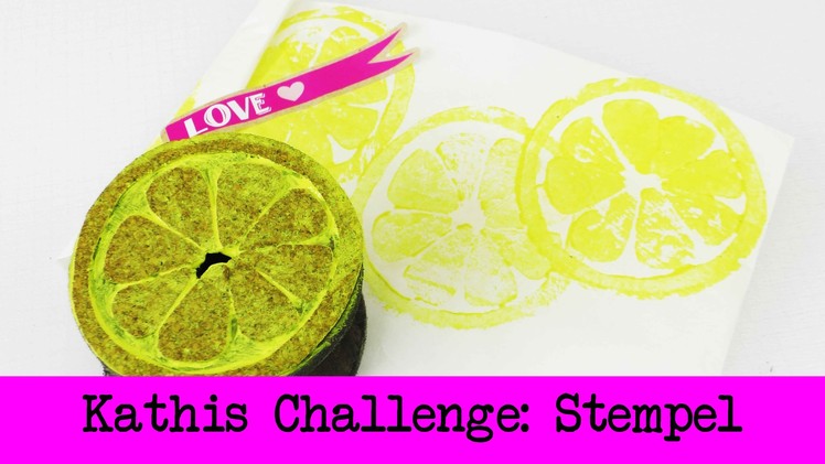 DIY Inspiration Challenge #21 Stempel | Kathis Challenge | Tutorial - Do it yourself