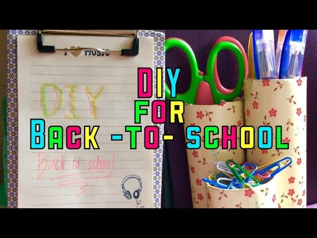 DIY Organizer for Back-to-School | Easy and cheap