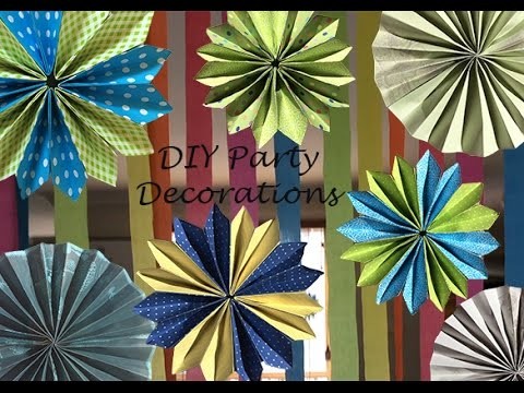 DIY Origami Party Decorations