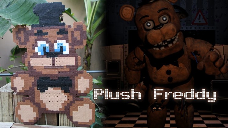 DIY: Plush Freddy from FNAF | Bead Sprites (Perler.Hama Beads)