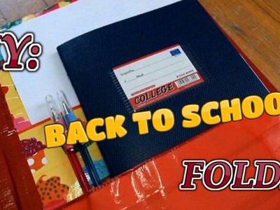 DIY Pocket Folder - Back To School DIY -Tape Crafts