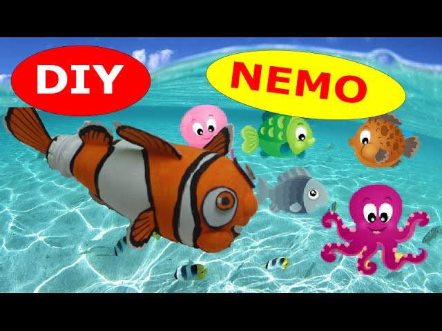 DIY Recycled Bottles Crafts: Nemo out of Plastic Bottles How to
