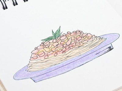Easily Draw a Delicious Spaghetti - DIY Crafts - Guidecentral