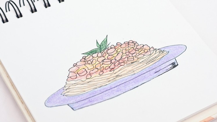 Easily Draw a Delicious Spaghetti - DIY Crafts - Guidecentral