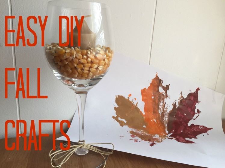 EASY DIY FALL HOME DECOR CRAFTS FOR EVERYONE TO DO THIS FALL IN 2015