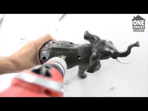 Elephant Toothbrush Holder - A DIY Toy Upcycle