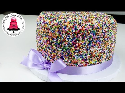 Funfetti Rainbow Sprinkle Cake - How To With The Icing Artist