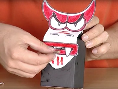 Halloween Crafts Ideas for Kids - Dracula Piggybank | DIY on BoxYourSelf