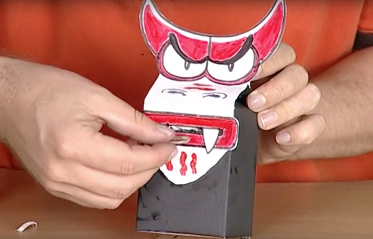 Halloween Crafts Ideas for Kids - Dracula Piggybank | DIY on BoxYourSelf