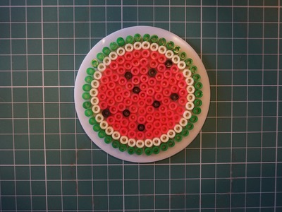 Hama. Perler Beads - Watermelon