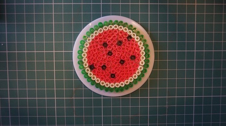 Hama. Perler Beads - Watermelon