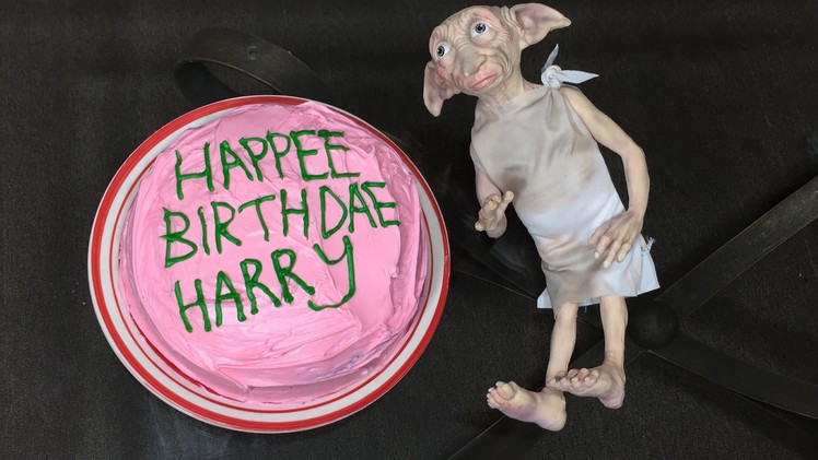 HAPPEE BIRTHDAE, Harry Potter and JK Rowling! (DIY HP cake!)