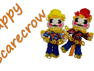 Happy Scarecrow Tutorial by feelinspiffy (Rainbow Loom)