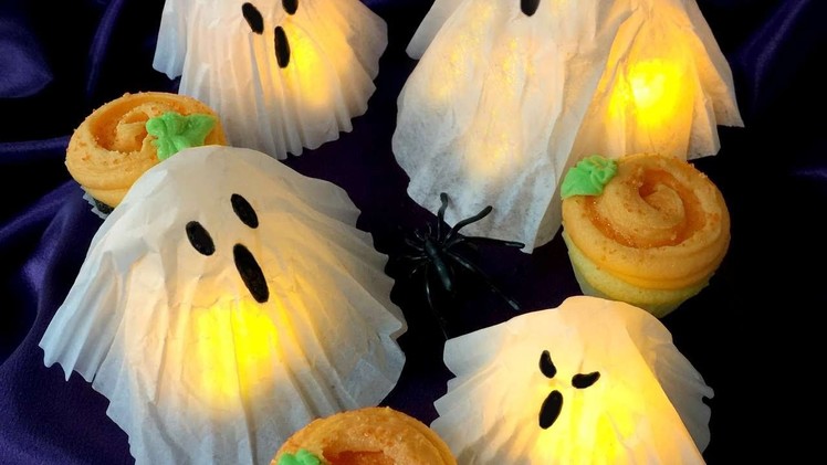 How To Create Cupcake Liner And Coffee Filter Ghosts! - DIY Crafts Tutorial - Guidecentral