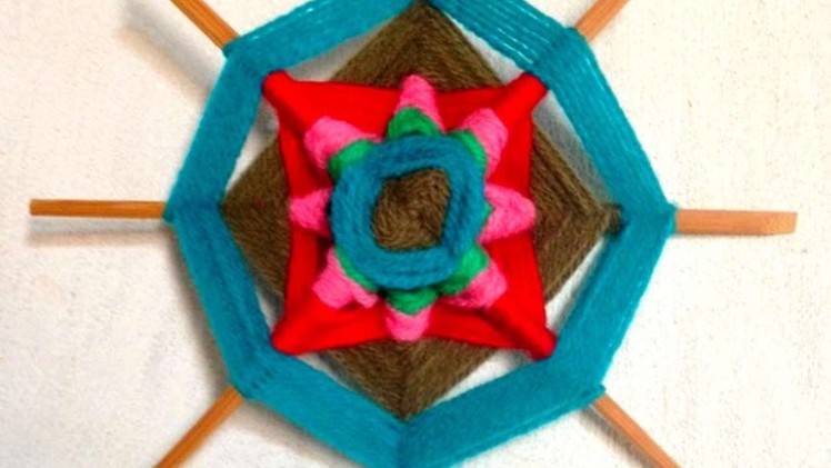How To Make A Colorful God's Eyes Decoration - DIY Crafts Tutorial - Guidecentral