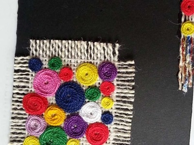 How To Make A Colorful Thread Rolls Card - DIY Crafts Tutorial - Guidecentral