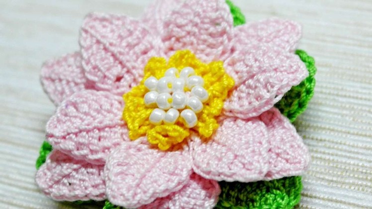 How To Make A Cute Crocheted Lotus Flower Brooch - DIY Crafts Tutorial - Guidecentral
