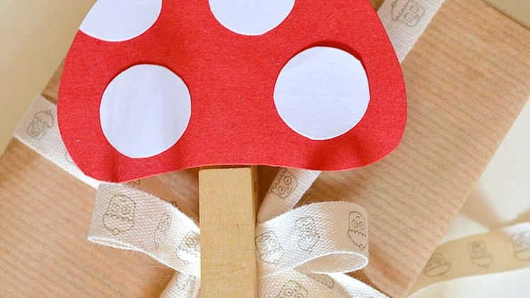 How To Make A Cute Mushrooms Gift Tag - DIY Crafts Tutorial - Guidecentral