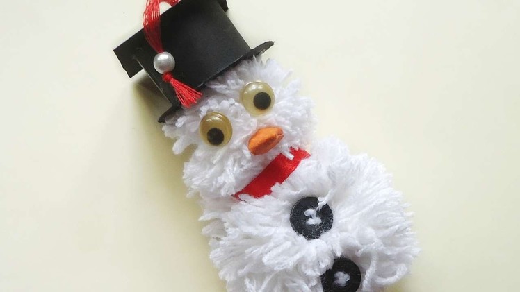 How To Make A Cute Pompom Snowman - DIY Crafts Tutorial - Guidecentral