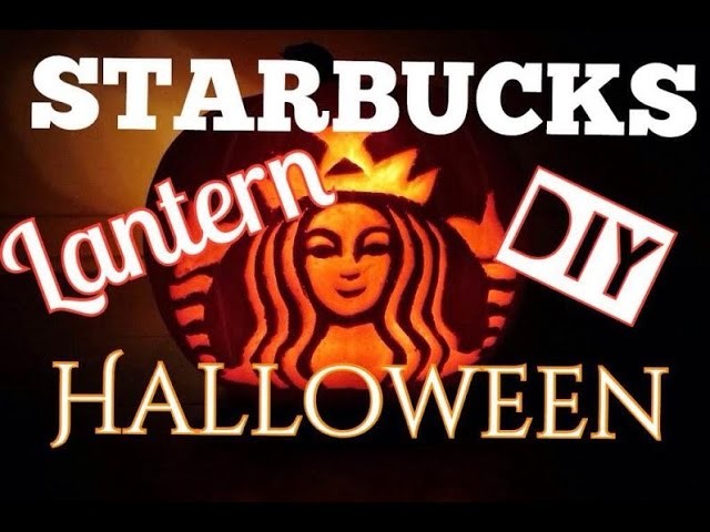 How to Make a Jack-o'-lantern - Starbucks Siren Logo (Halloween DIY)