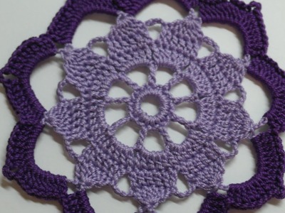 How To Make A Lilac Crocheted Flower Motif - DIY Crafts Tutorial - Guidecentral