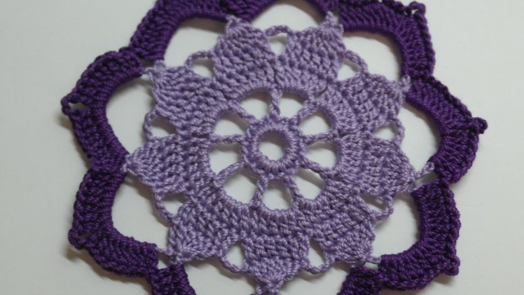 How To Make A Lilac Crocheted Flower Motif - DIY Crafts Tutorial - Guidecentral