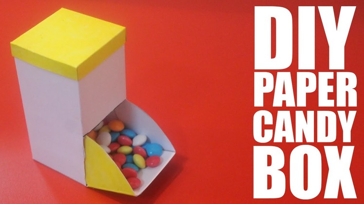 How to make a paper candy box - DIY Candy box